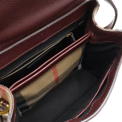 バーバリー チェック キャンバス レザー 2way バッグ