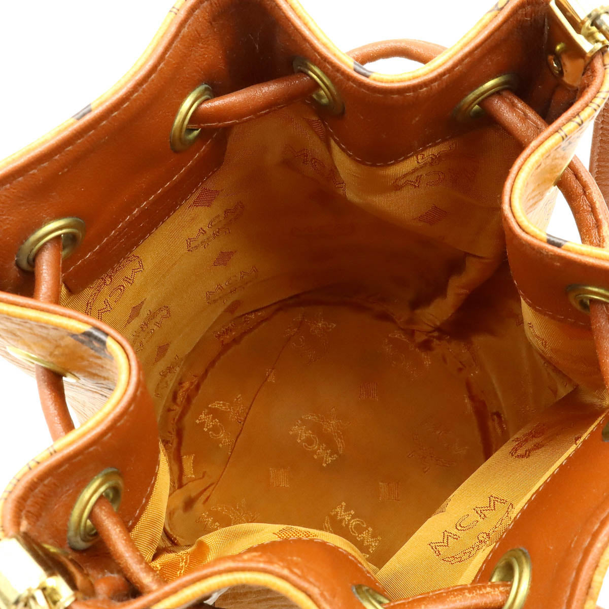 MCM ヴィセトス コーティング キャンバス ショルダー バッグ