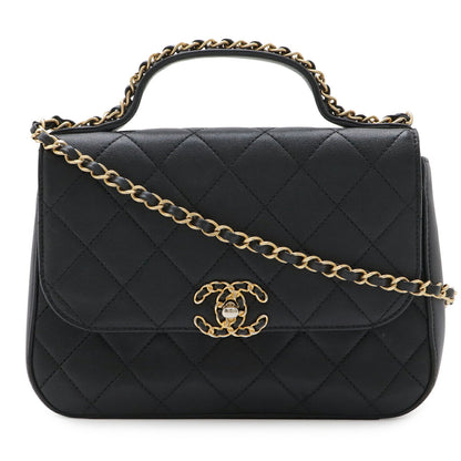 シャネル シャネル19 レザー2wayトップハンドルショルダーバッグ