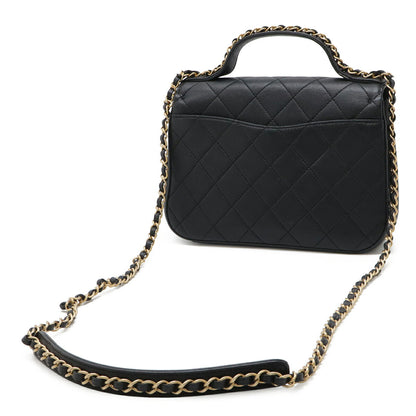 シャネル シャネル19 レザー2wayトップハンドルショルダーバッグ