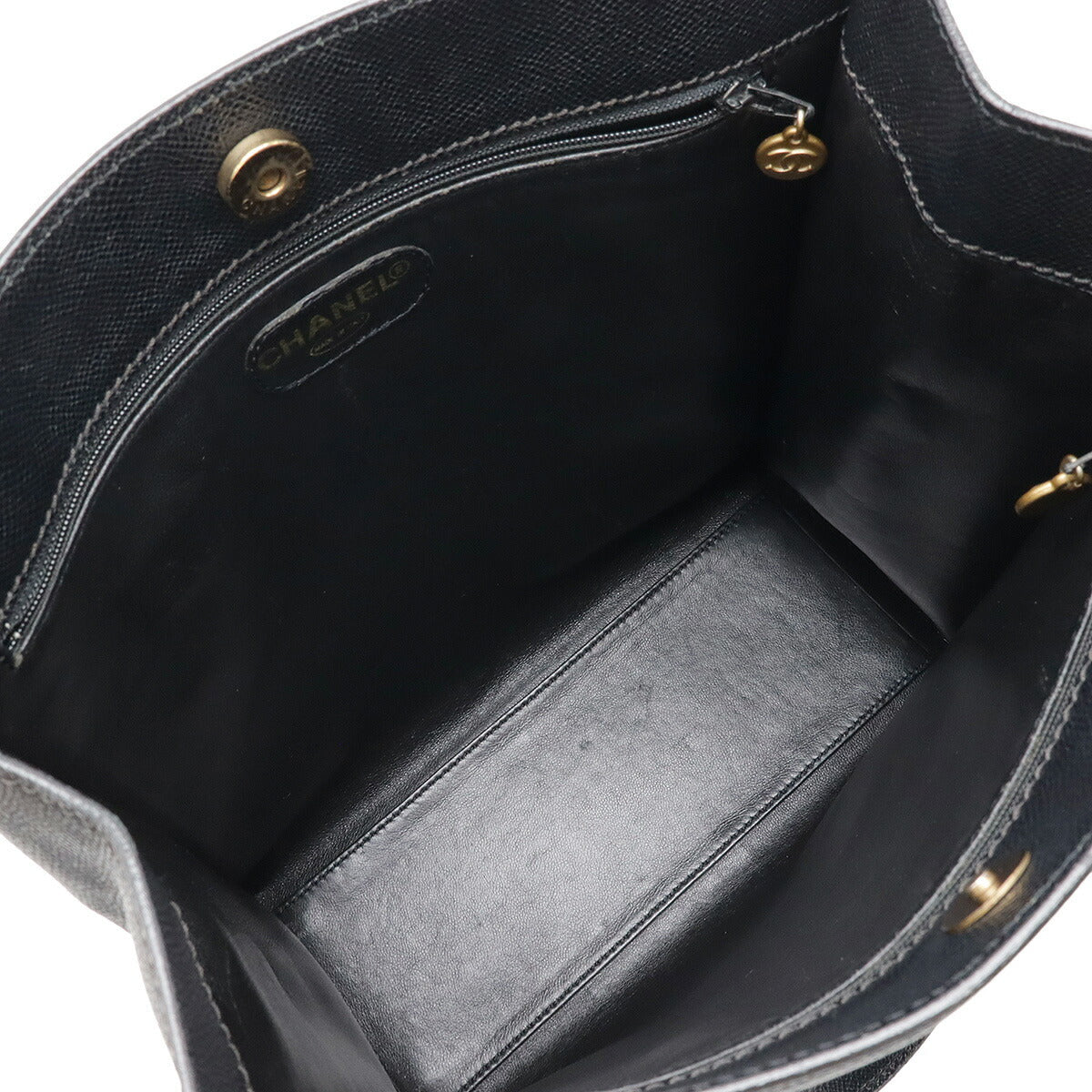 シャネル カーフィア 2way トートバッグ