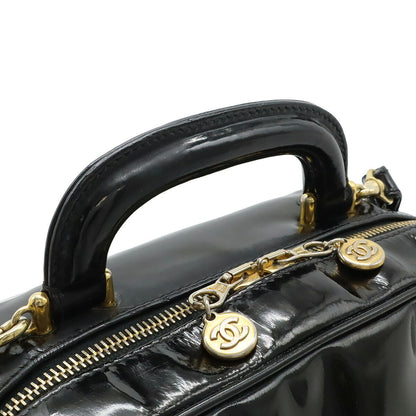 シャネル ココマーク パテント レザー 2way バッグ