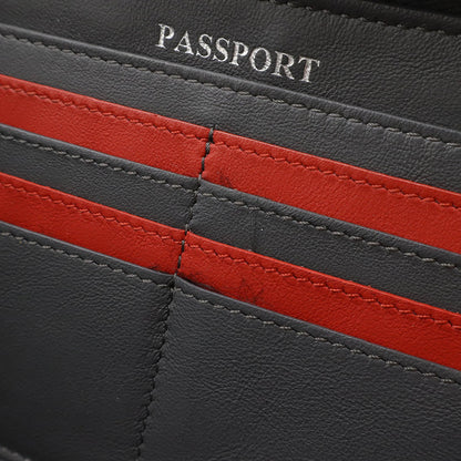 フェンディ ズッカロゴバンド レザー長財布