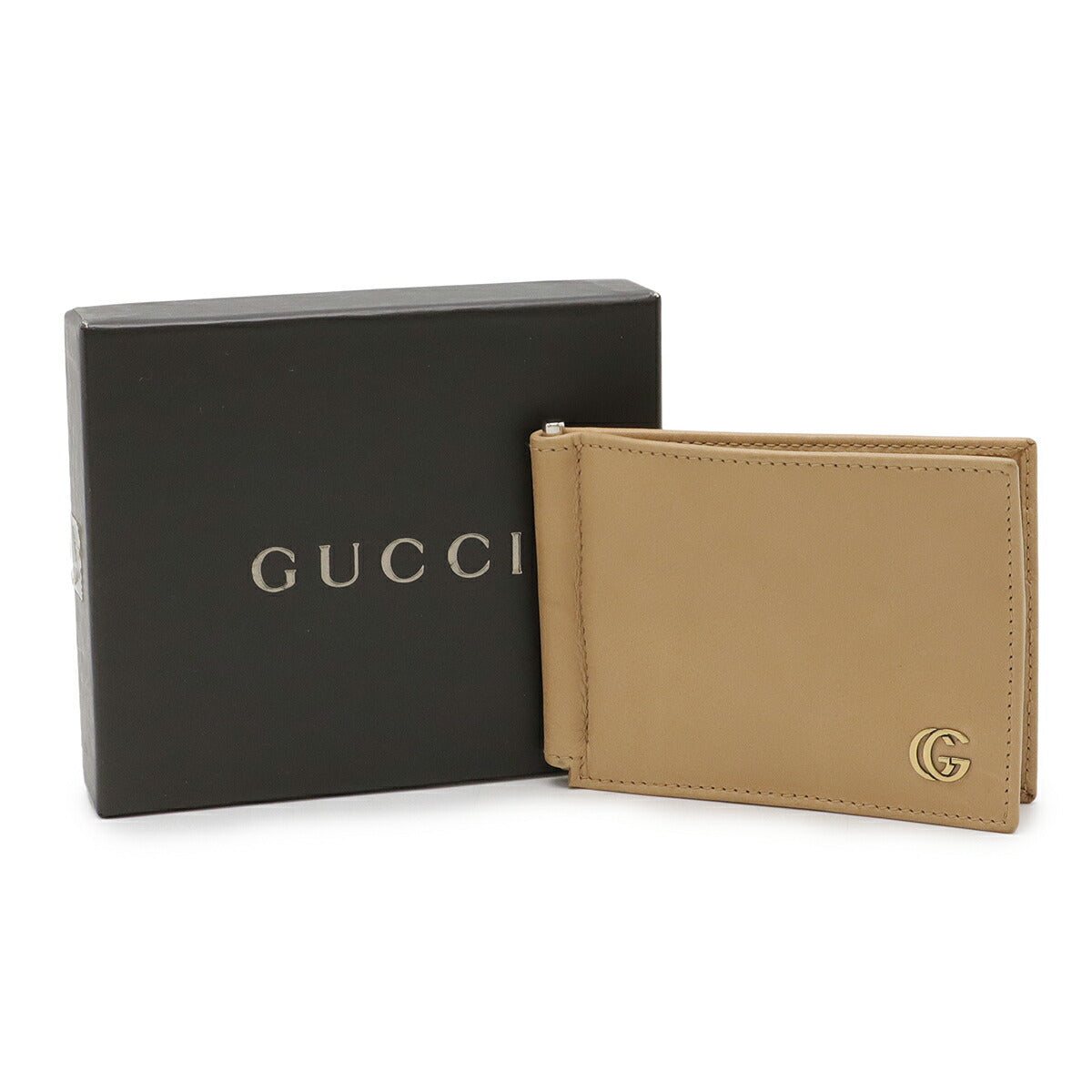 グッチ ダブルG レザー二つ折り財布