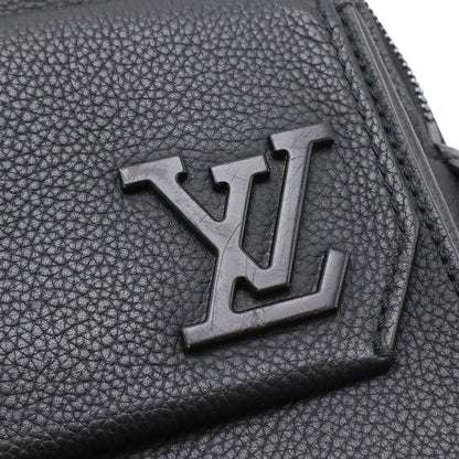 ルイヴィトン LVエアログラム レザー スリングバッグ