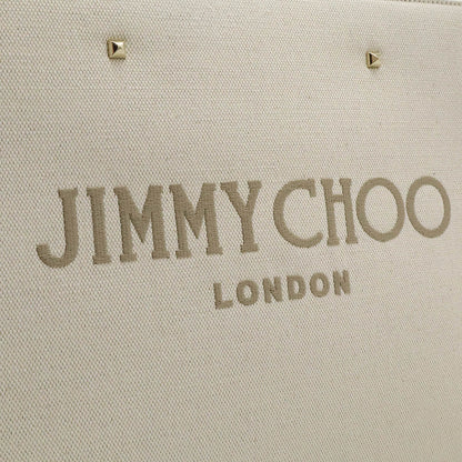 ジミーチュウ ヴァレンヌMトート キャンバス レザー 2wayバッグ