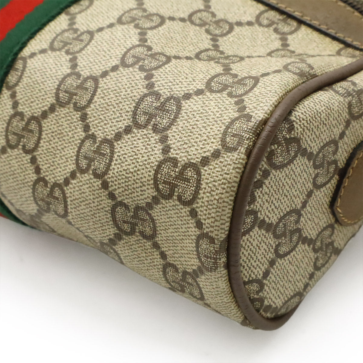 グッチ PVC レザー ショルダー バッグ