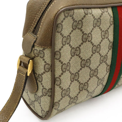 グッチ PVC レザー ショルダー バッグ