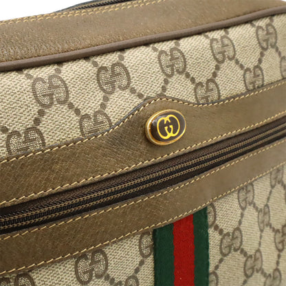 グッチ PVC レザー ショルダー バッグ