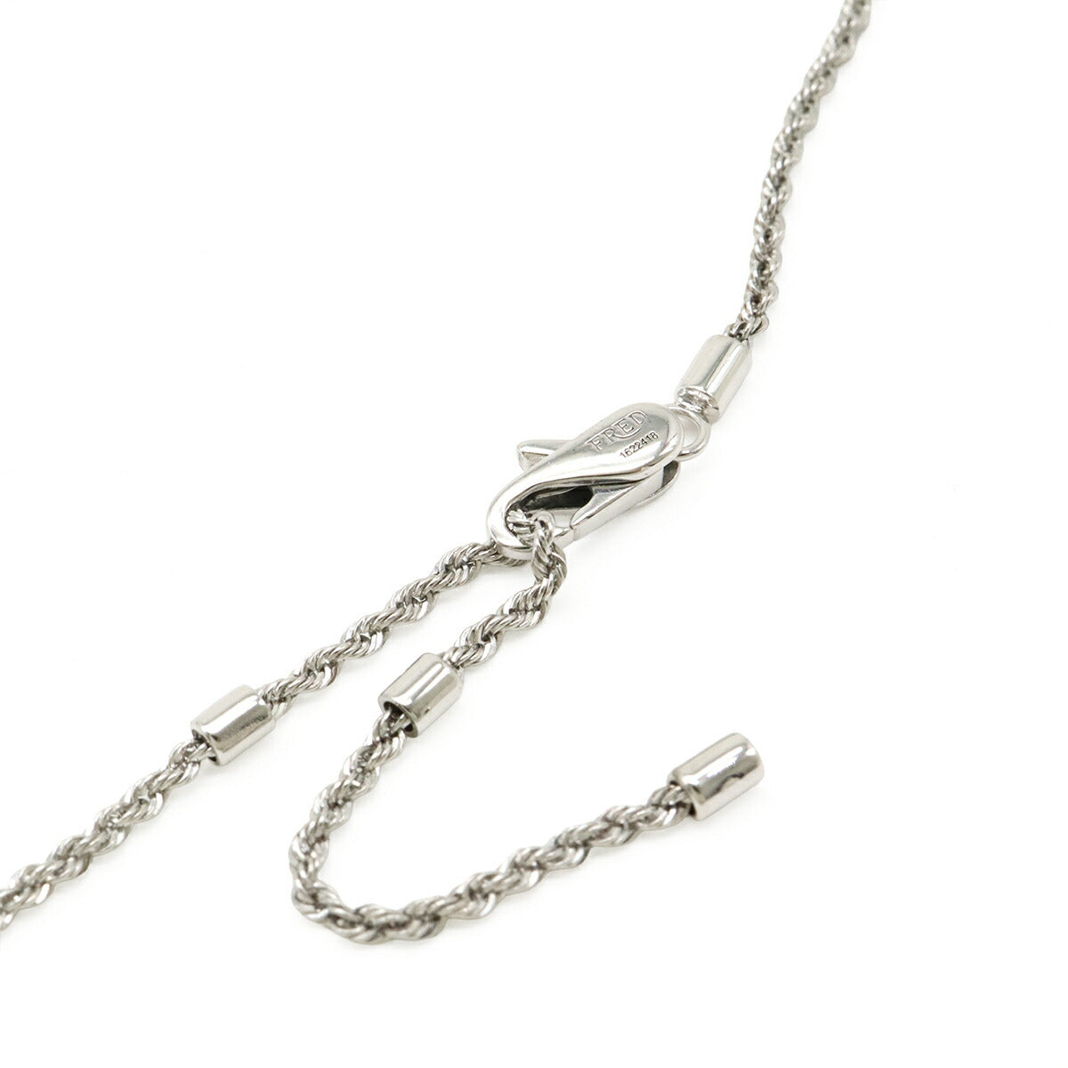 フレッド フォース10 Au750 ホワイトゴールドネックレス