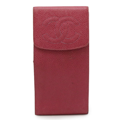 シャネル キャビア レザー マルチ ケース