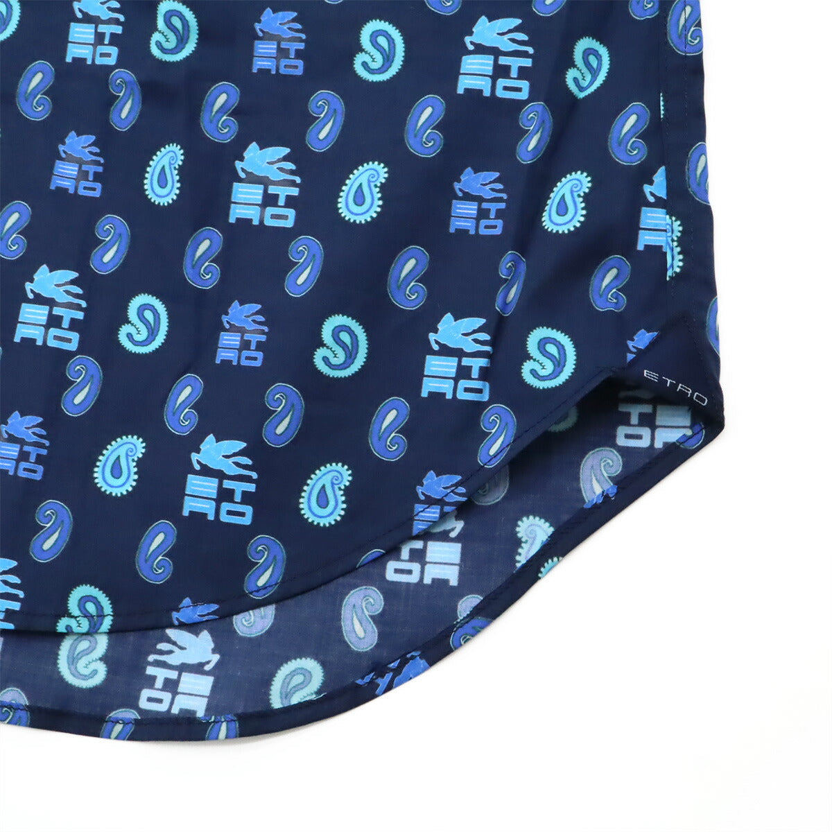 エトロ コットン ポリウレタンシャツ