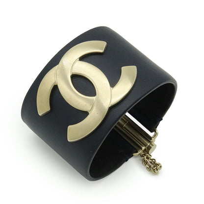 シャネル ココ マーク ワイド バングル ブレスレット