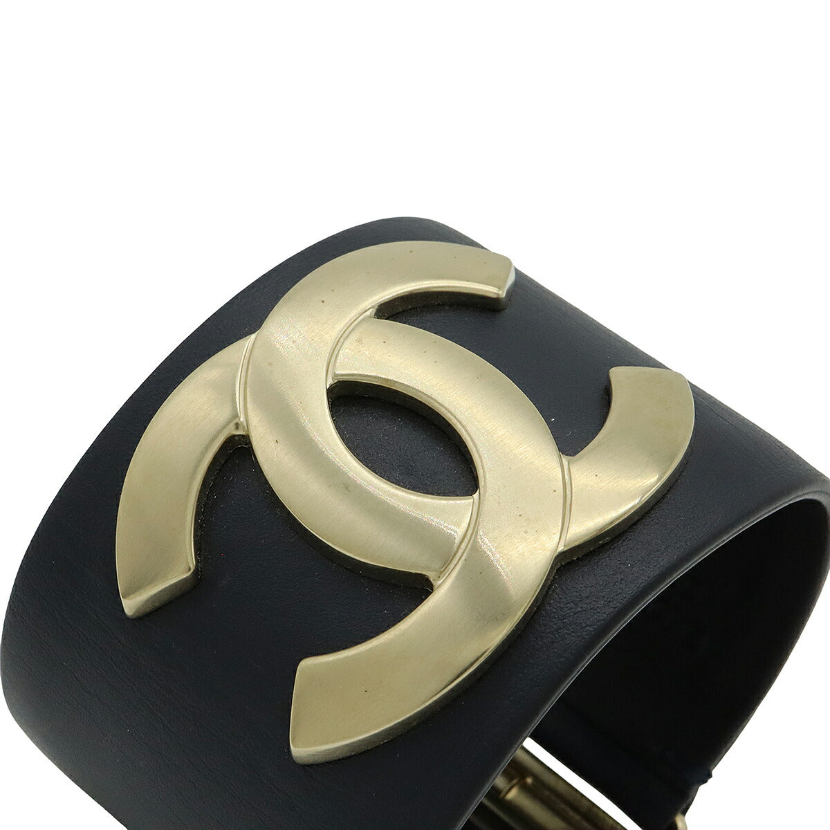 シャネル ココ マーク ワイド バングル ブレスレット