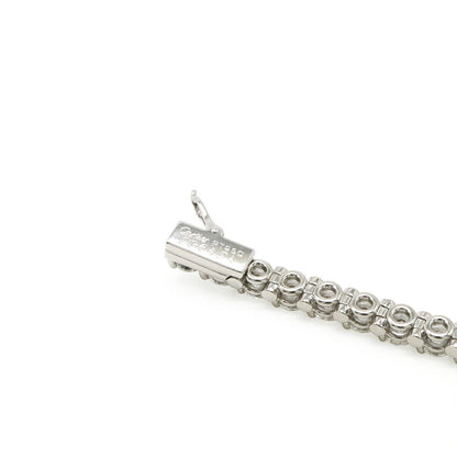 カルティエ テニスブレスレット Pt950 ダイヤモンドブレスレット 17号