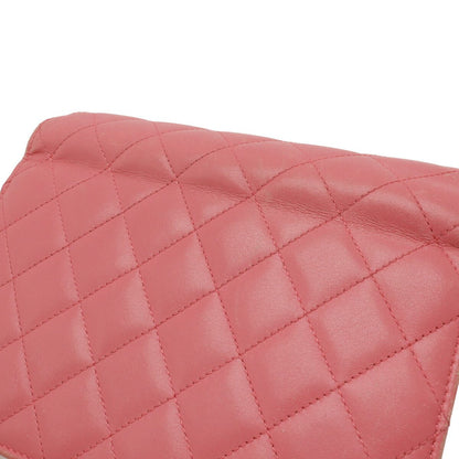 シャネル シンプリーCC マトラッセ レザー チェーンウォレット ショルダーバッグ
