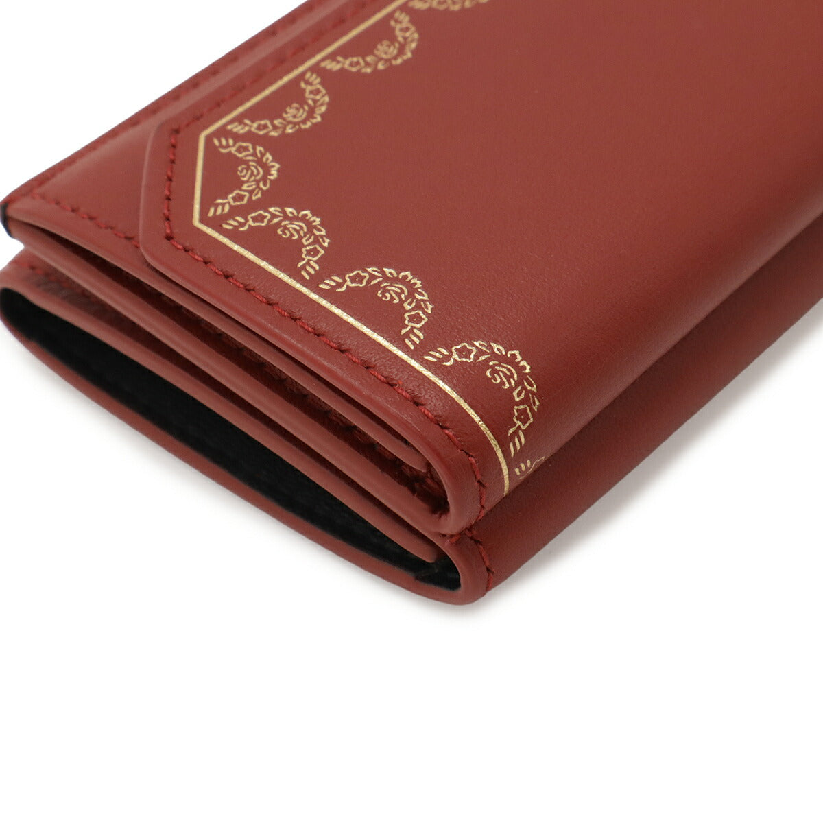カルティエ ガーランド ドゥ カルティエ レザー三つ折り財布