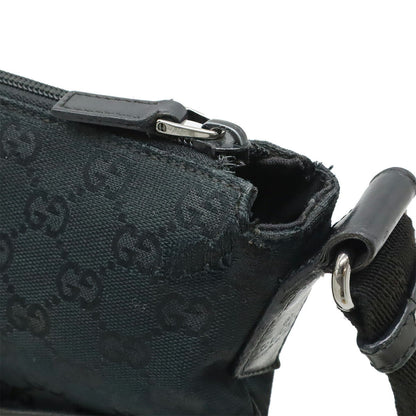 グッチ GGキャンバス レザー ショルダーバッグ