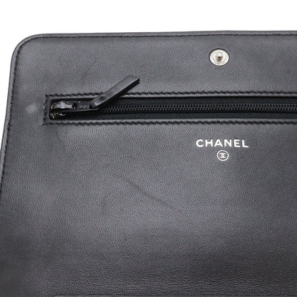 シャネル ココマーク チェーンウォレット レザー ショルダーバッグ