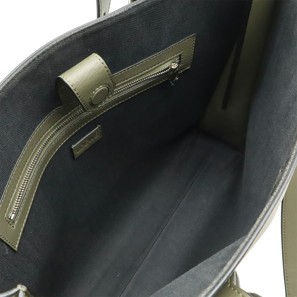 ロエベ アナグラムバックルホリゾンタル レザー2wayトートバッグ