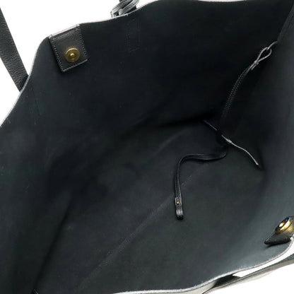 イヴサンローラン ショッピングトート レザートートバッグ
