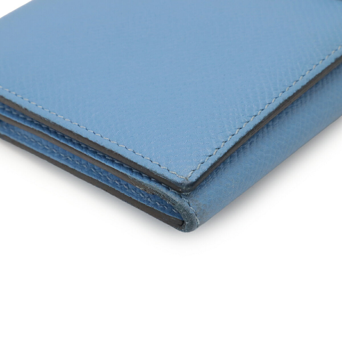 エルメス ベアン2PLIS ヴォーエプソン 三つ折り長財布