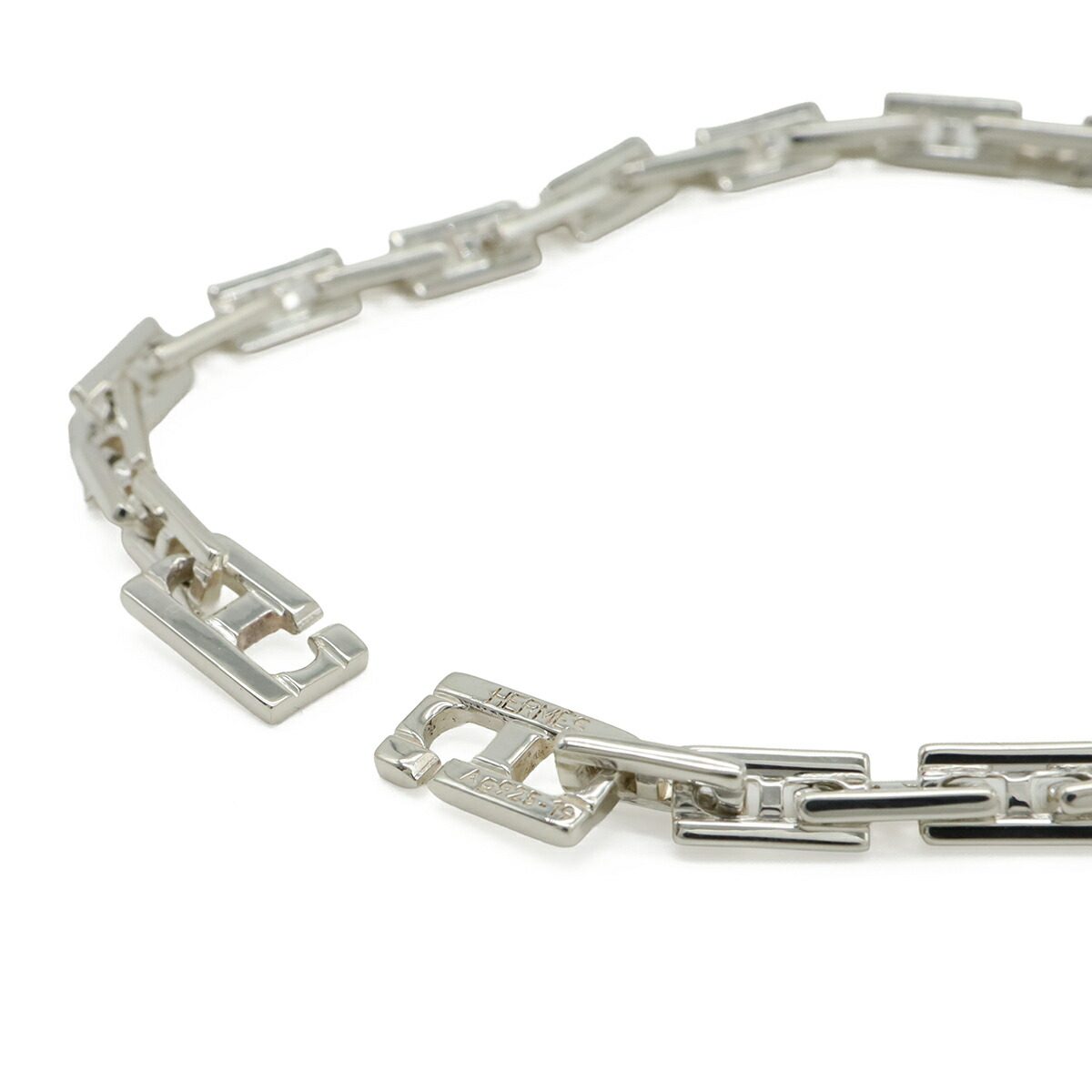 エルメス ヘラクレス Ag925 ブレスレット 19号