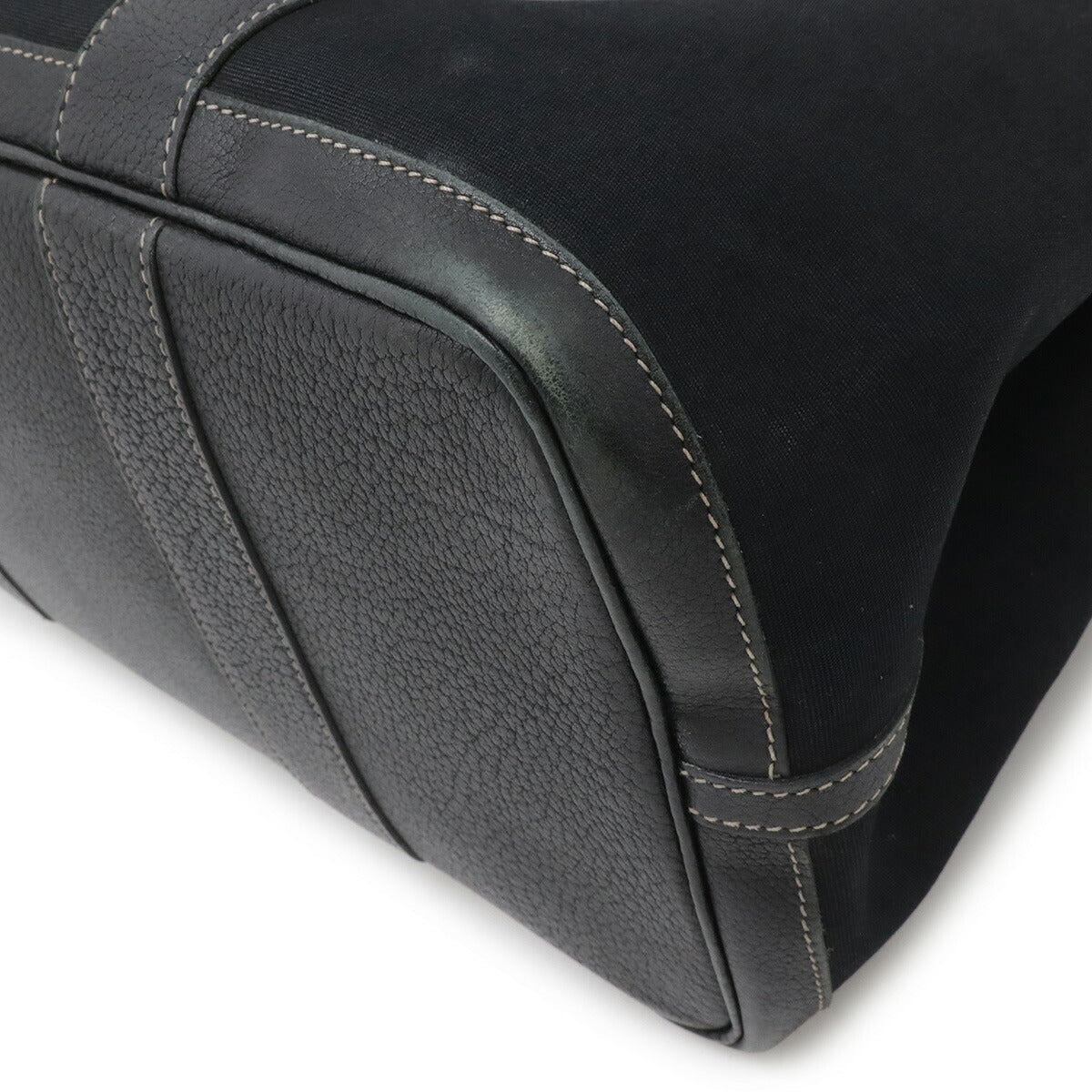 エルメス ガーデンパーティPM トワルオフィシエ レザー トートバッグ ハンドバッグ