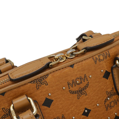 MCM ロゴグラム PVC レザー 2WAYバッグ