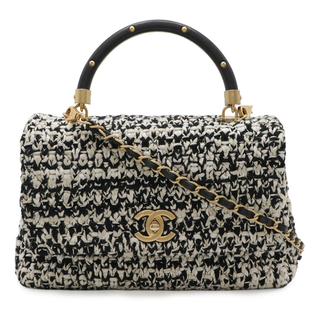 シャネル ココハンドル ツイード 2wayバッグ