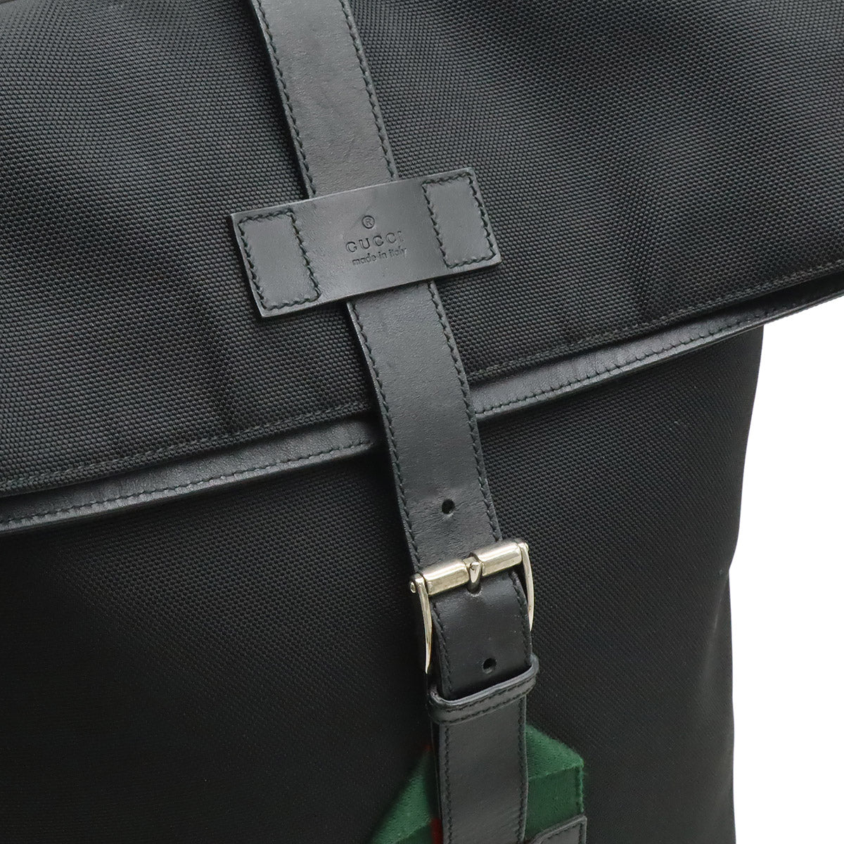 グッチ Band テクノキャンバス レザーリュックサック