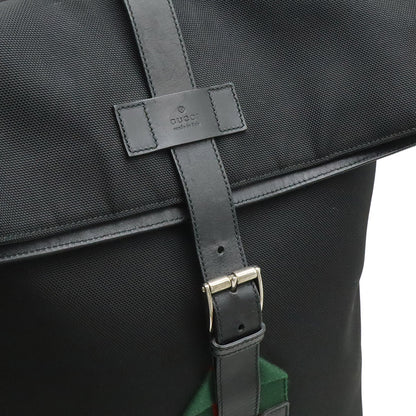 グッチ Band テクノキャンバス レザーリュックサック