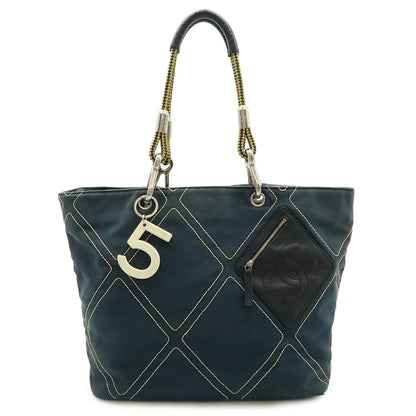 シャネル No.5 キャンバス レザー トートバッグ
