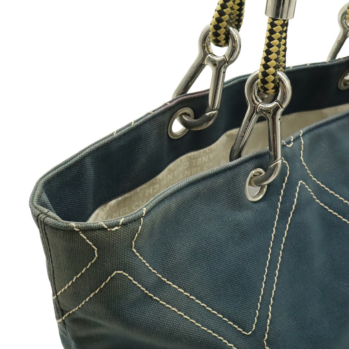 シャネル No.5 キャンバス レザー トートバッグ