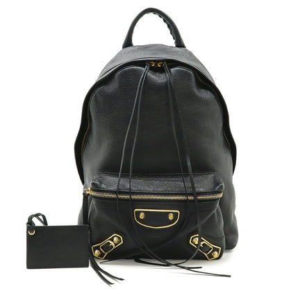バレンシアガ シティ レザー バックパック