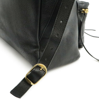 バレンシアガ シティ レザー バックパック