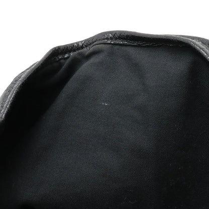 バレンシアガ ネイビーカバ レザートートバッグ