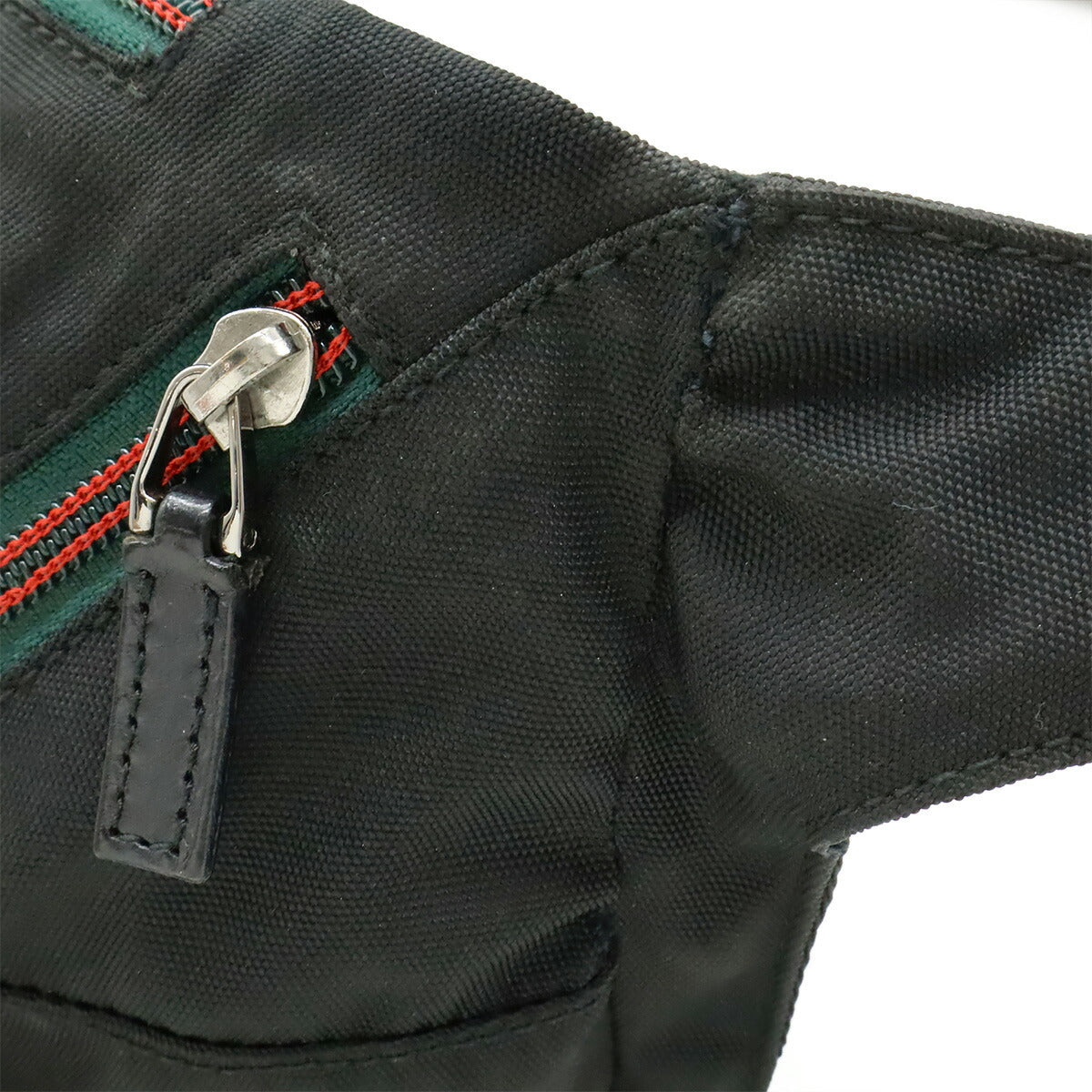 グッチ ナイロンキャンバス ウエストバッグ