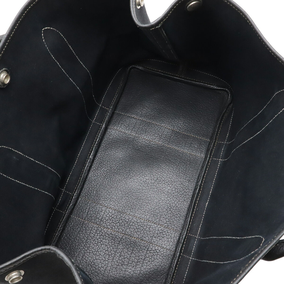 エルメス ガーデンパーティPM トワルオフィシエ レザー トートバッグ