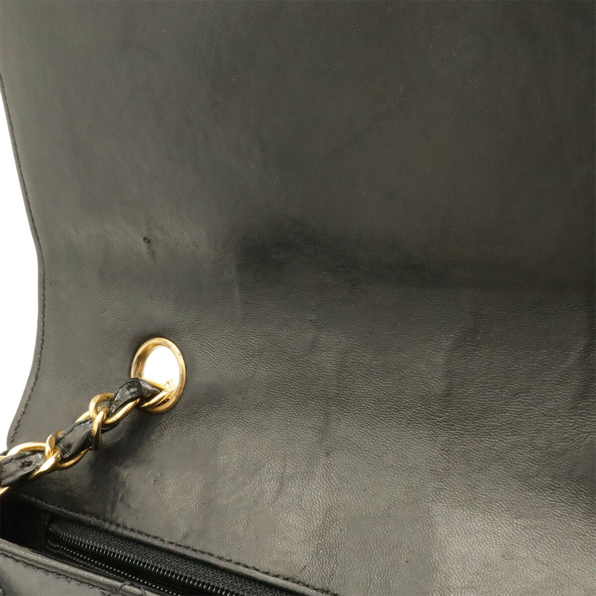 シャネル ダイアナ レザーショルダーバッグ