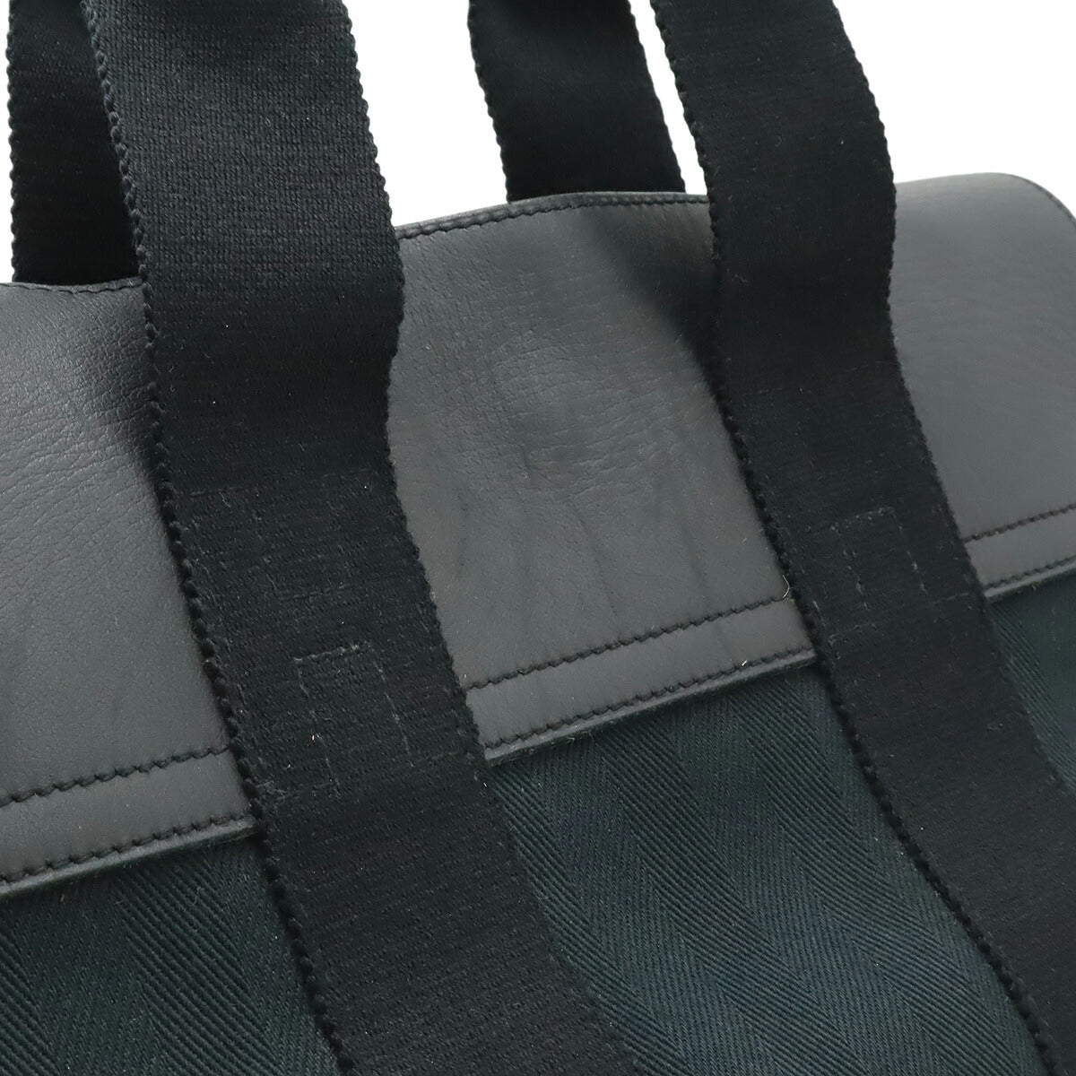 エルメス ヴァルパライソPM トワルシェブロン ハンドバッグ