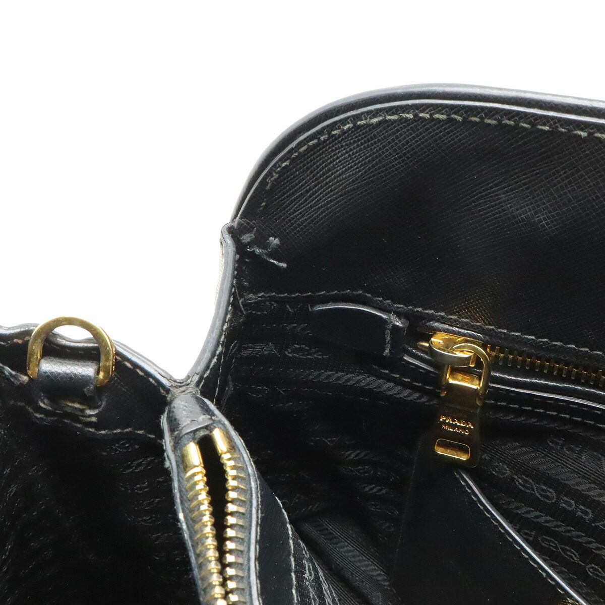 プラダ レザー2wayハンドバッグ
