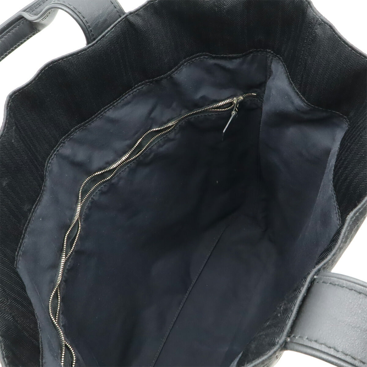 エルメス アカプルコMM トワルシェブロン レザートートバッグ