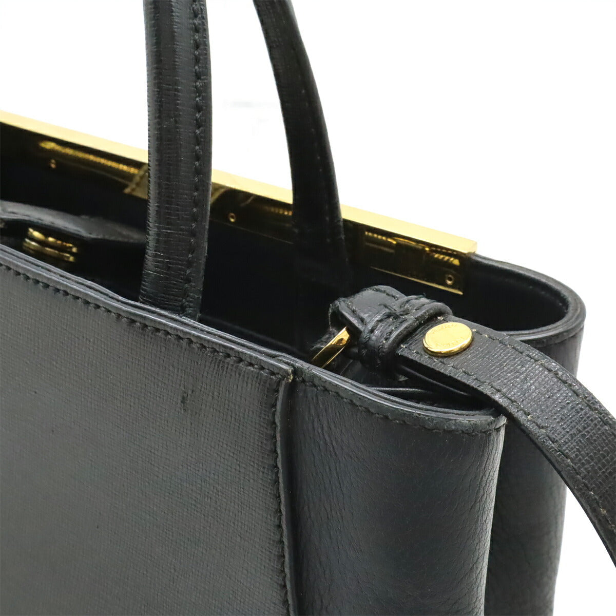 フェンディ PETITE 2JOURS レザー2wayバッグ