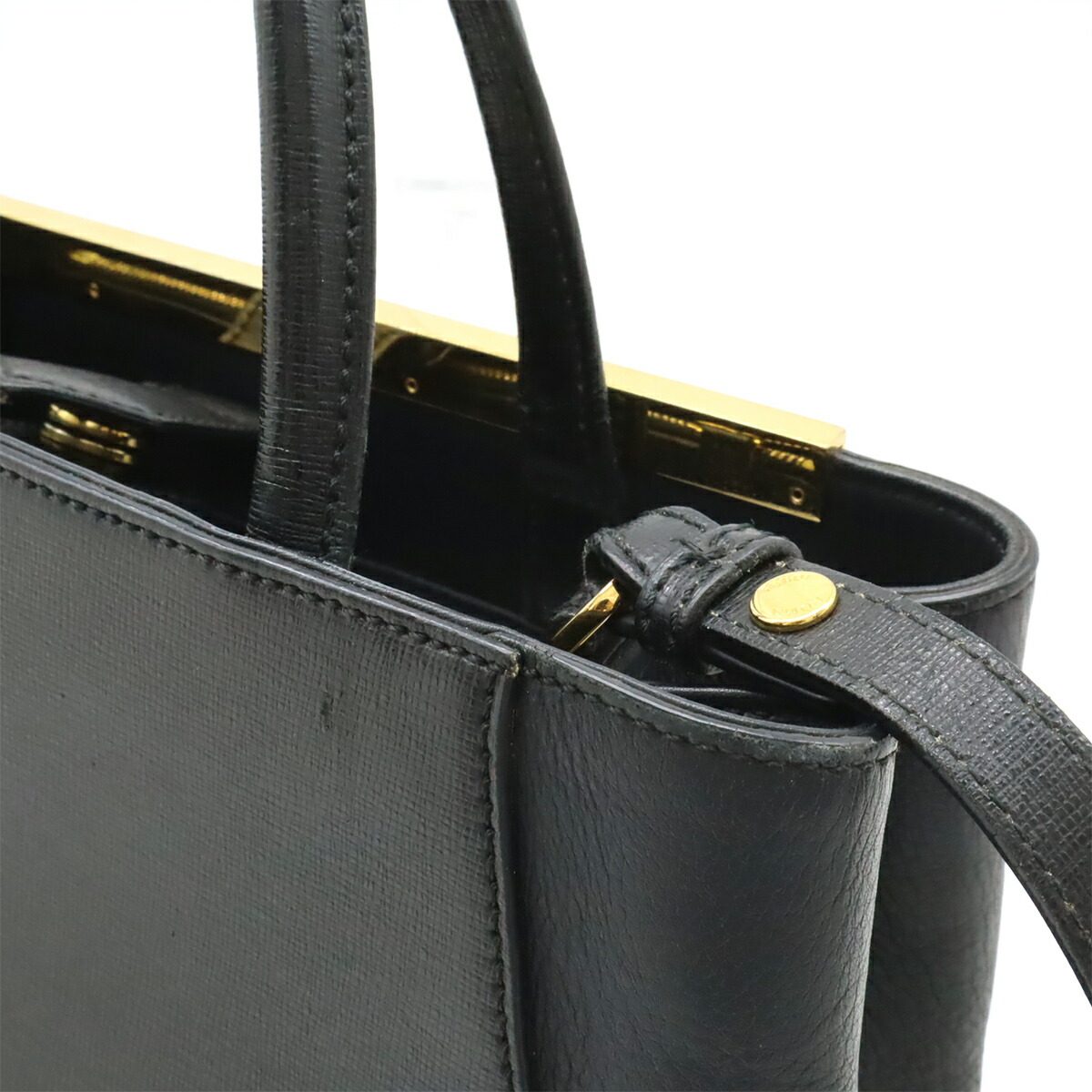 フェンディ PETITE 2JOURS レザー2wayバッグ
