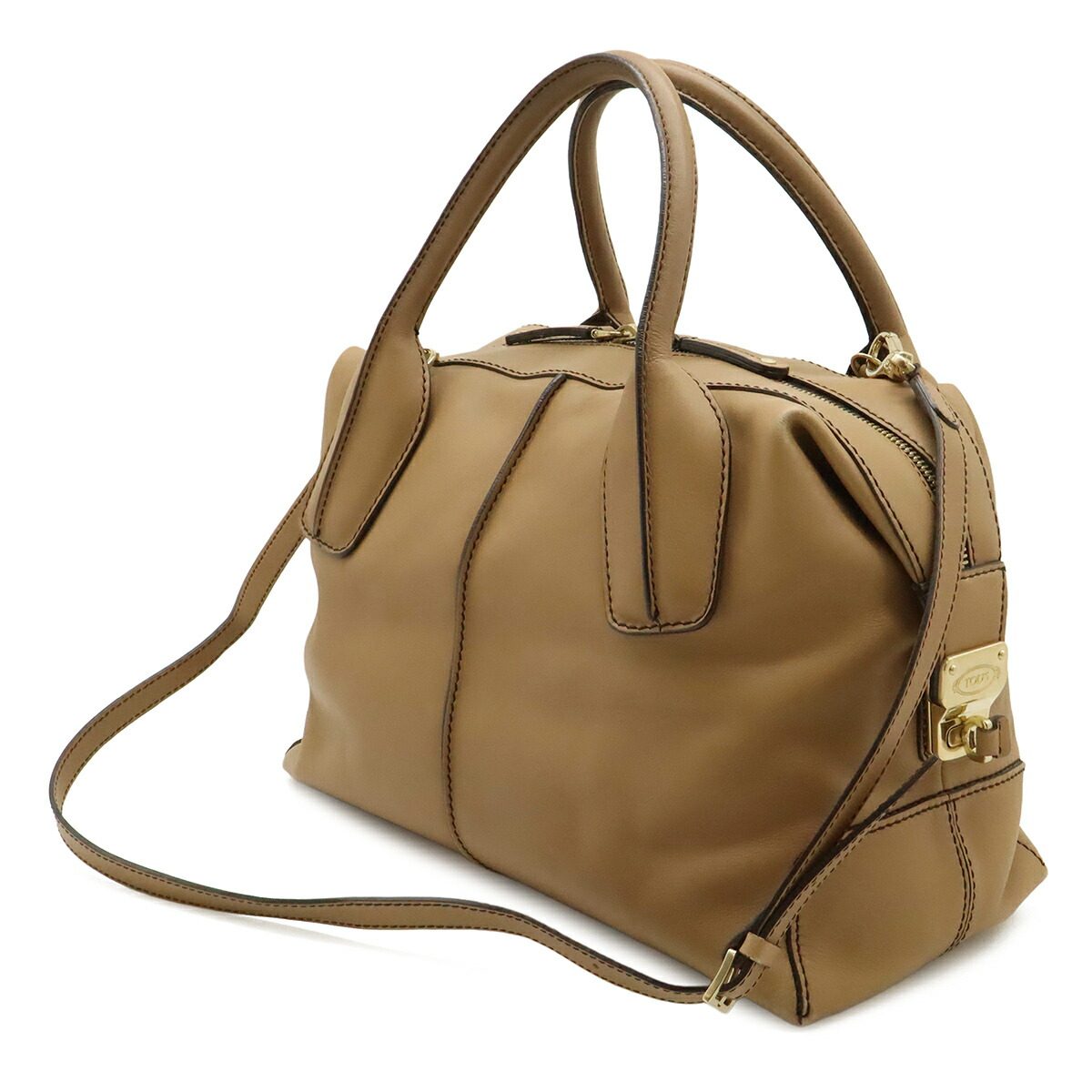 トッズ D-styling レザー2wayハンドバッグ