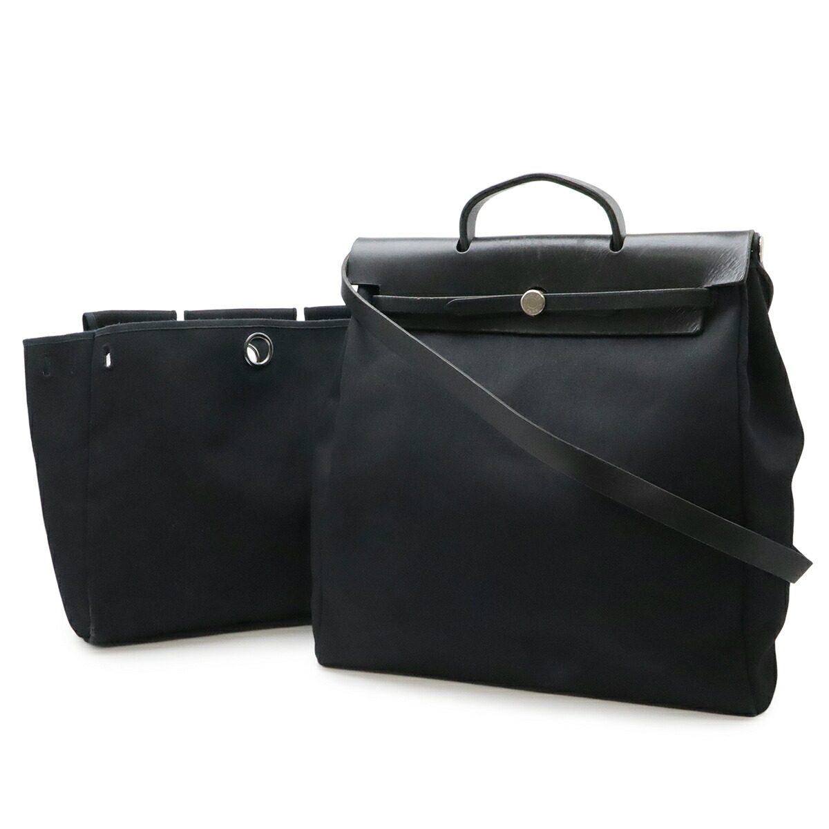 エルメス エールバッグMM トワルオフィシエ レザー 2wayバッグ