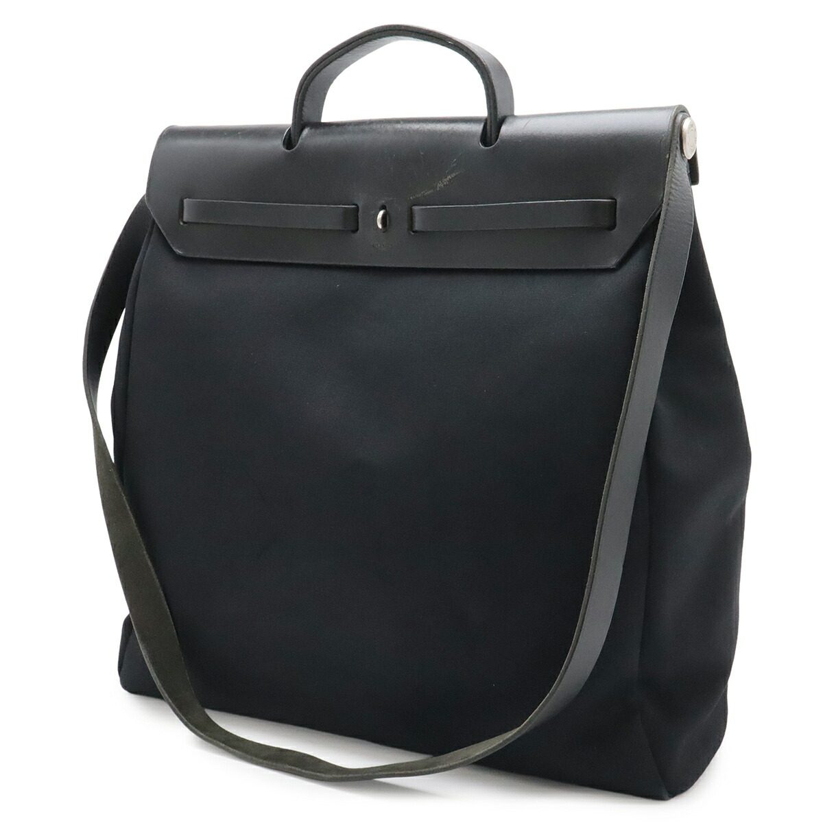 エルメス エールバッグMM トワルオフィシエ レザー 2wayバッグ