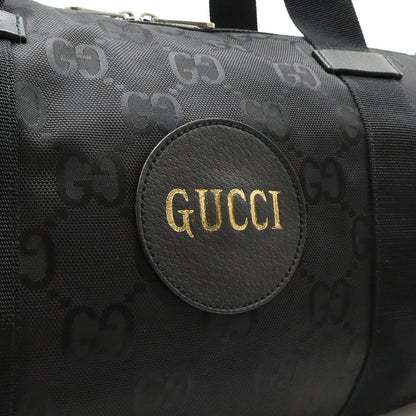 グッチ オフザグリッド ナイロンキャンバスボストンバッグ