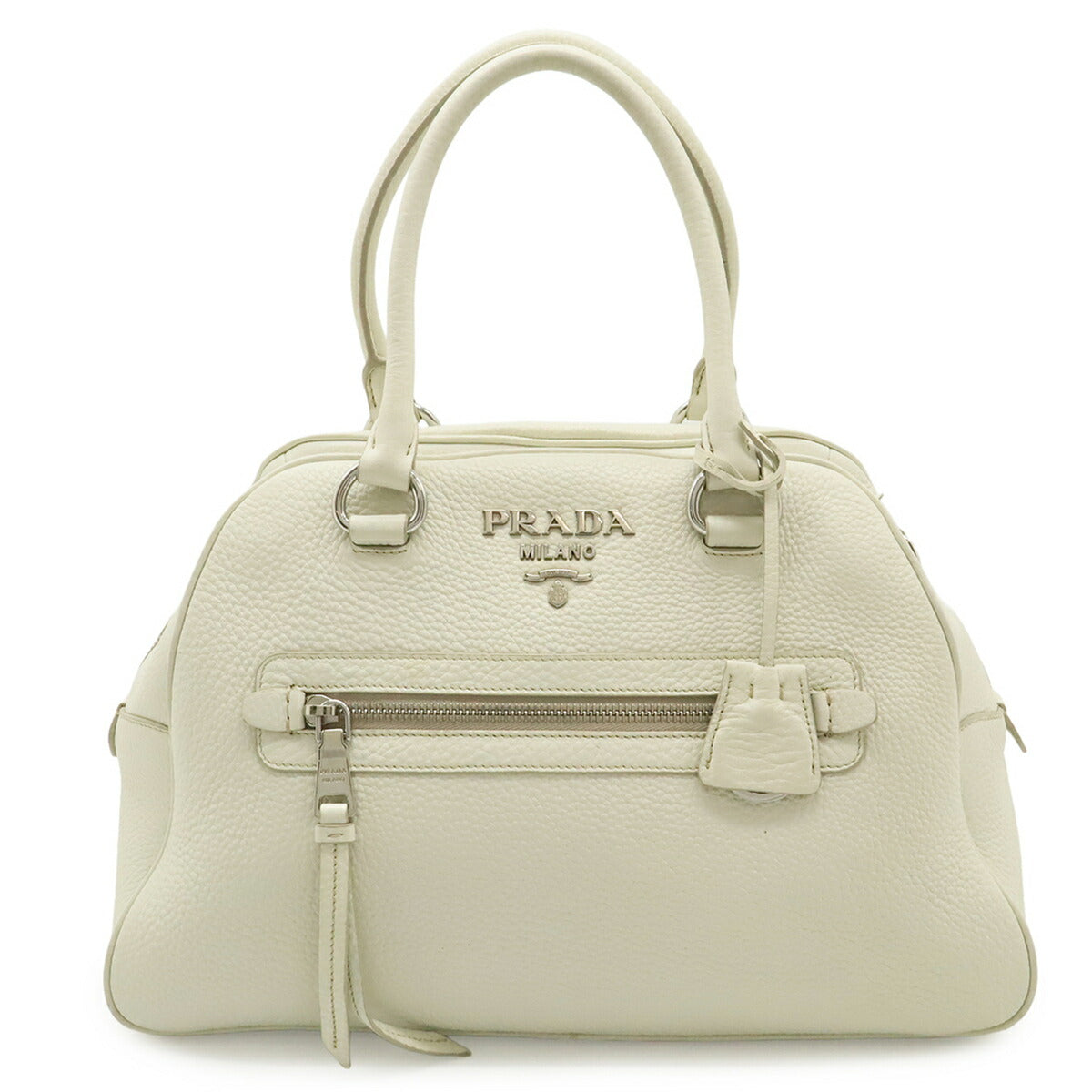プラダ VITELLO PHENIX レザーハンドバッグ